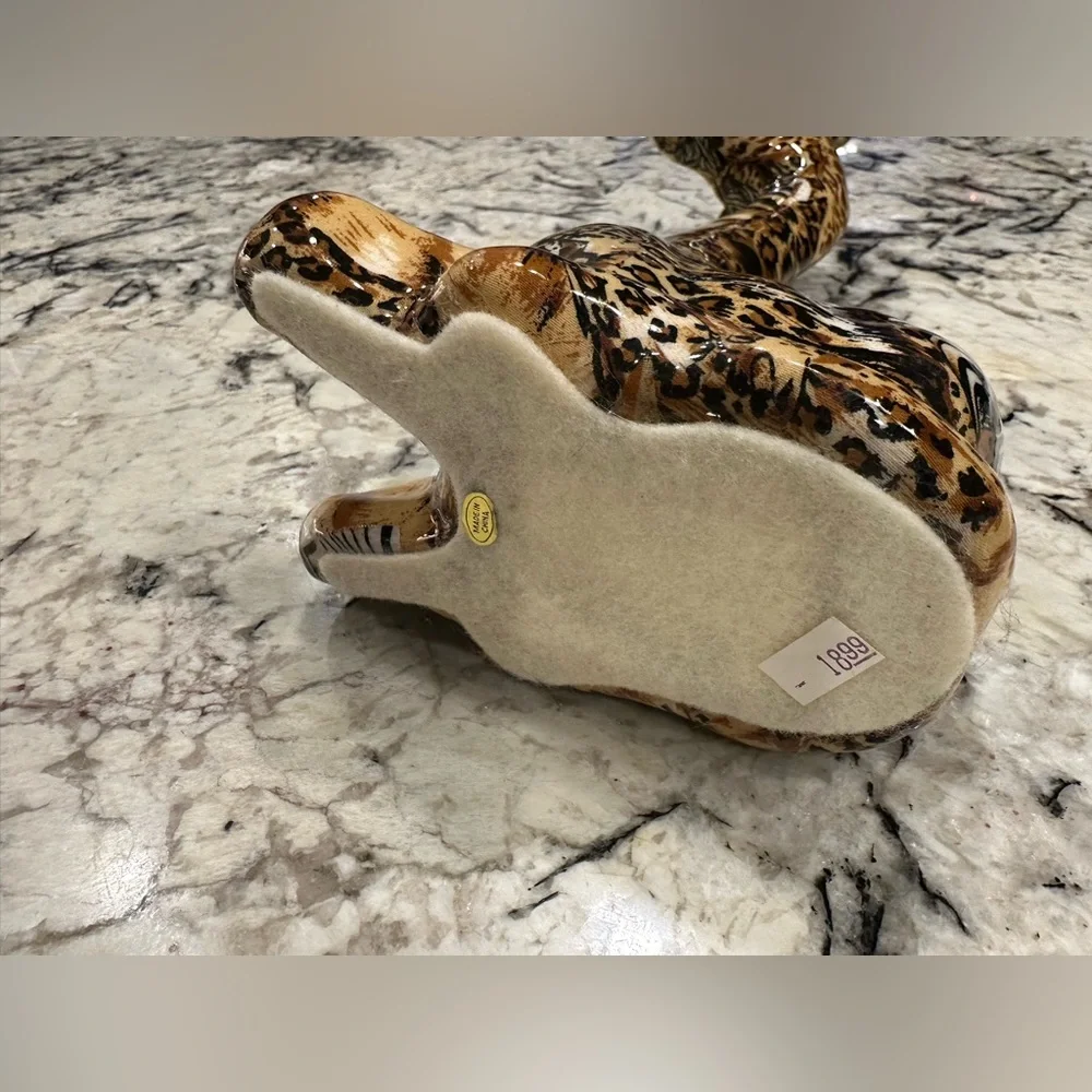 EUC La Vie Safari Decoupage Porcelain Elephant and Giraffe Figurine Set - Picture 11 of 11